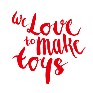 we love to make toys ( Rot )