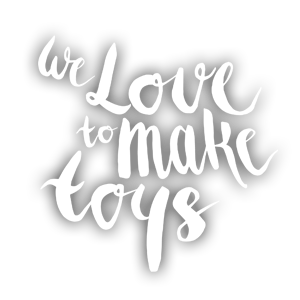 we love to make toys (white)
